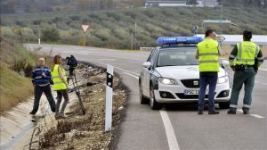 Investigación de un accidente de tráfico - Foto: www.teinteresa.es